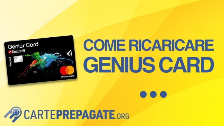 Ricarica Genius Card: La soluzione ottimizzata per la tua ricarica