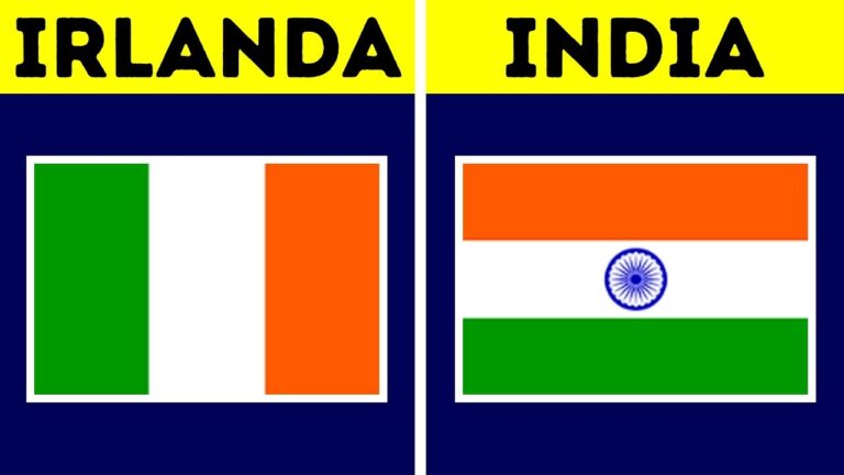 Simboli nazionali: Bandiera dell&#8217;Indonesia e di Monaco a confronto
